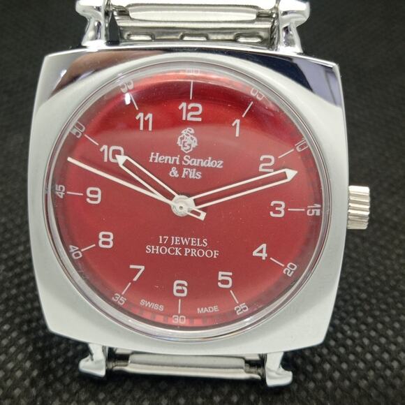 Red Dial Men's Watch - Picture 3 of 8